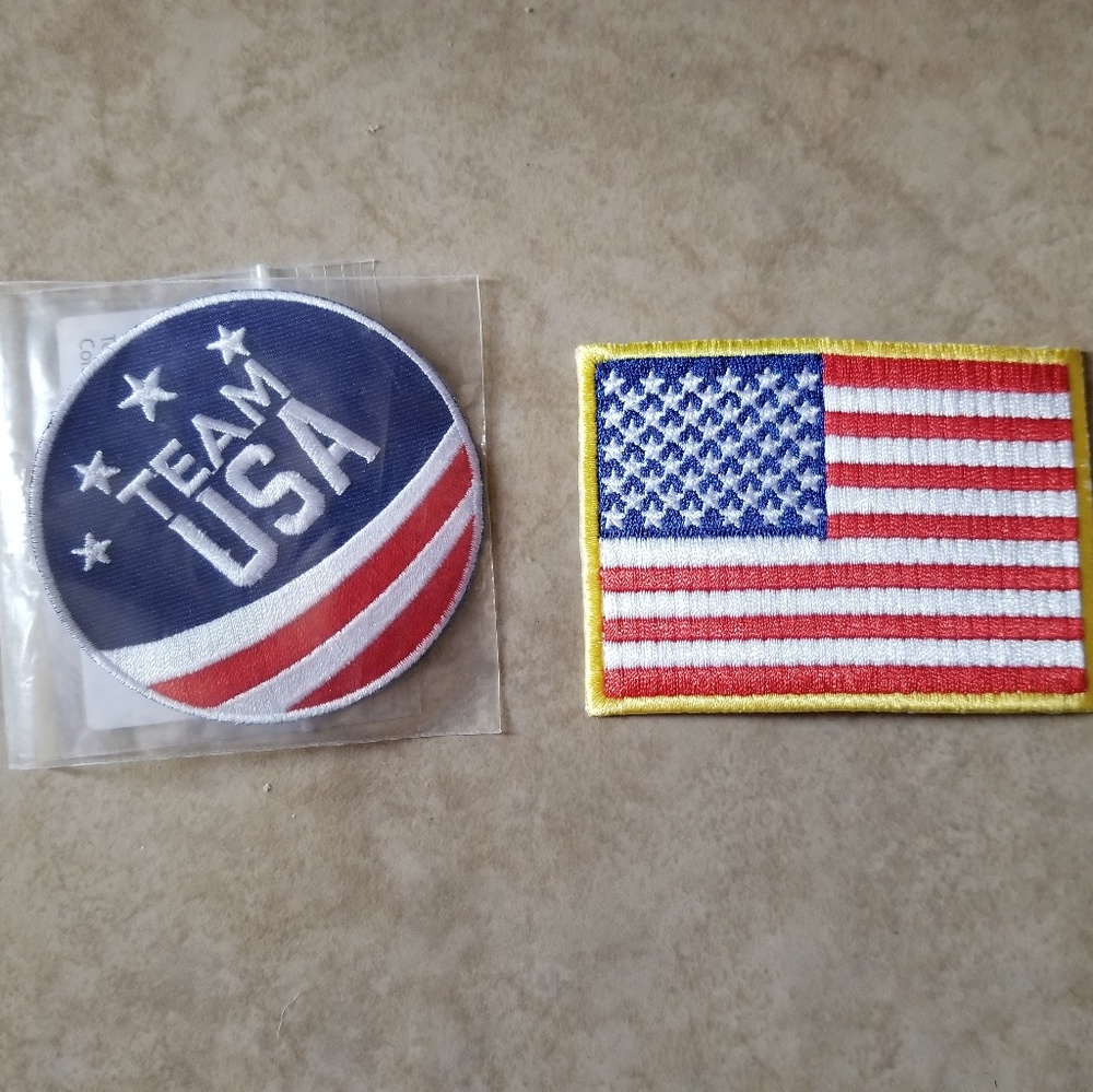 TEAM USA embroidered patches